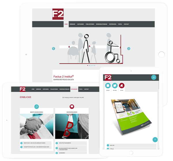 Barrierefreie Websiteerstellung für Factus-2-Institut