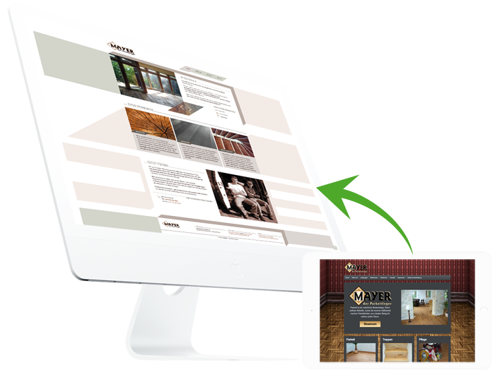Startseite von Mayer-der-Parkettleger im Web
