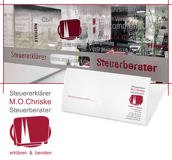 Logoentwicklung für M.O.Chriske Steuerberater